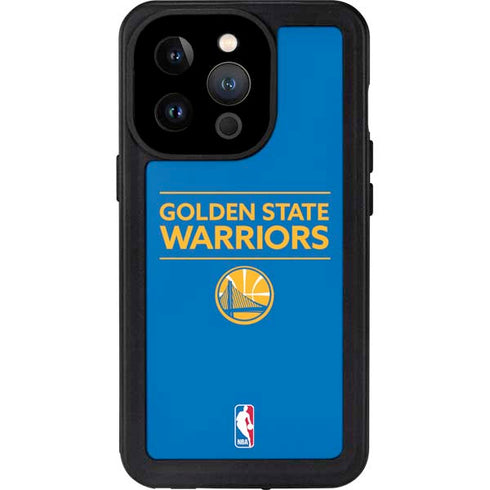 NBA Golden State Warriors Standard - Blue iPhone 15 Pro Waterproof Case